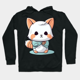 This fox is a martial arts master Hoodie